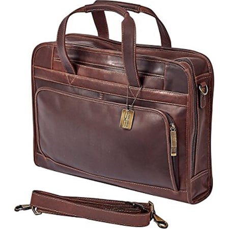 Claire Chase Legendary Professional Briefcase, Dark Brown 600004991960